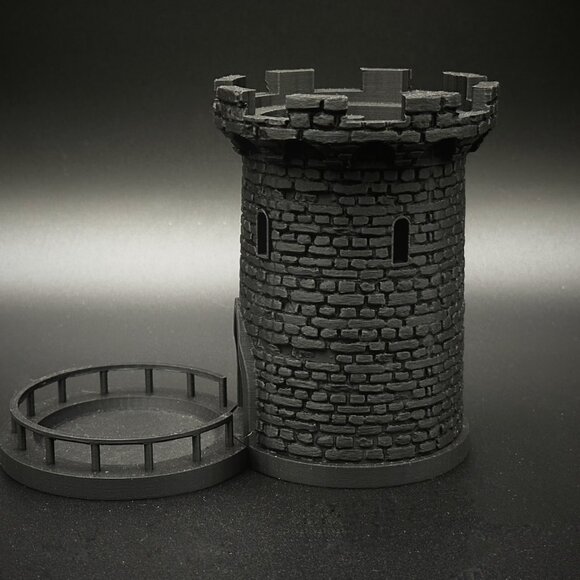 5" Lighted Dice Tower and Tray for Dungeons and Dragons, DnD, RPG - Picture 6 of 11